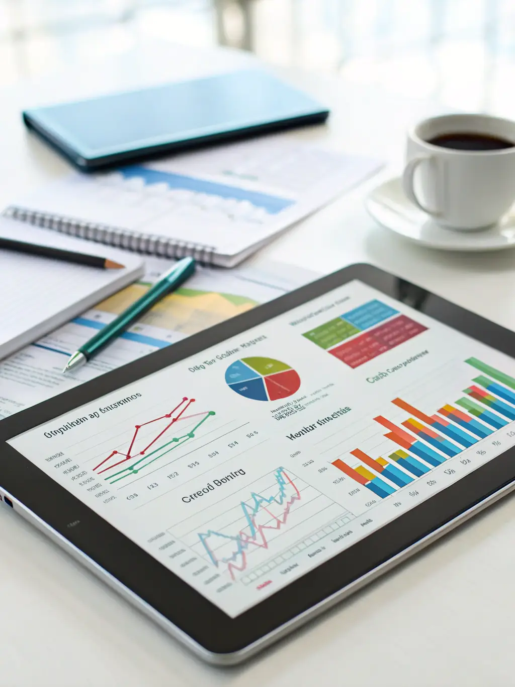 A visual representation of Centtrip's reporting interface, showcasing customizable reports on transaction history and account performance.
