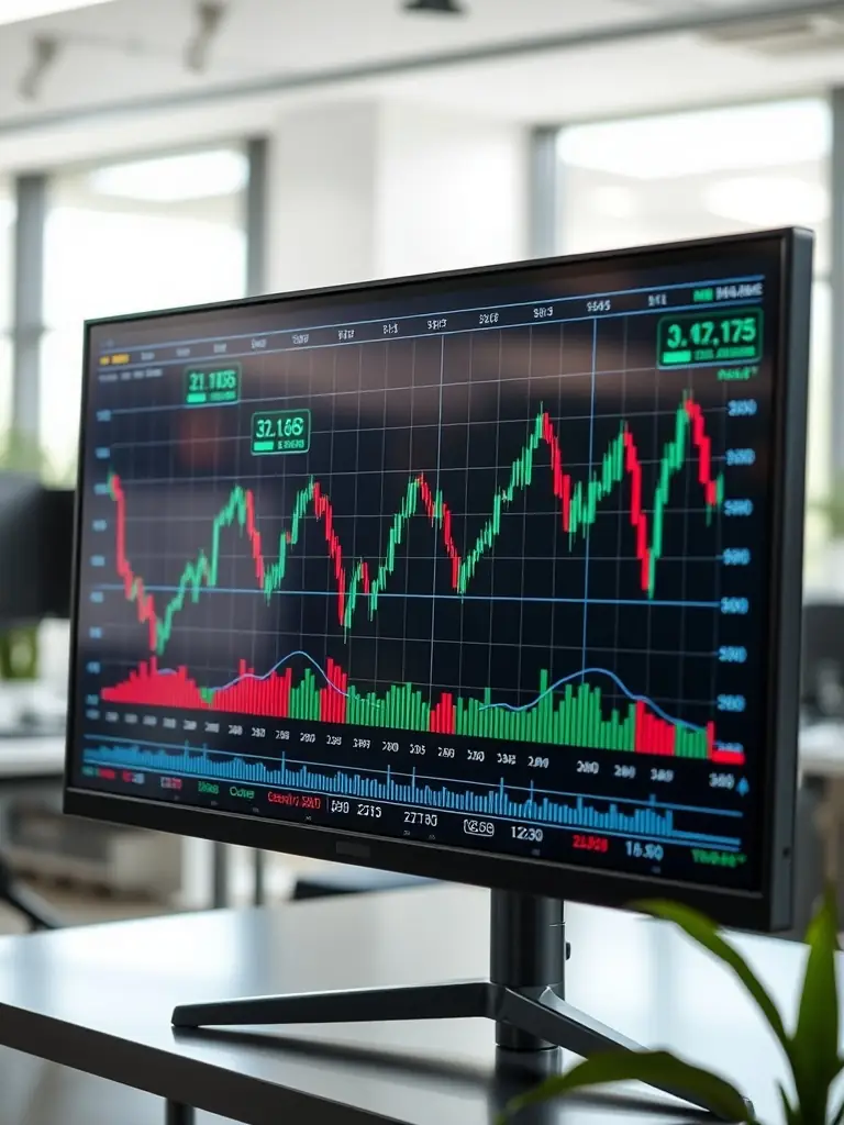 A depiction of Centtrip's forecasting capabilities, demonstrating how users can predict future currency movements based on historical data.